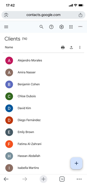 LabelGlow - Native Google Contacts Sync for Your Entire Team.